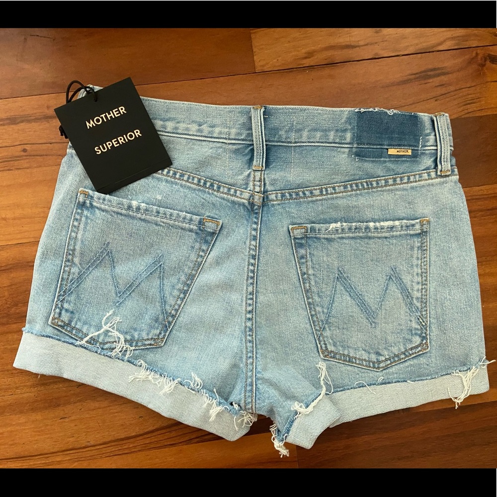 MOTHER jean cut off shorts size 26